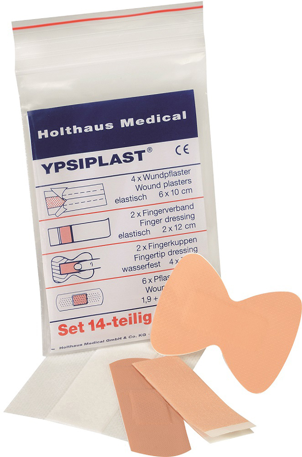 YPSIPLAST 14-teiliges KFZ-Pflasterset nach DIN 13164